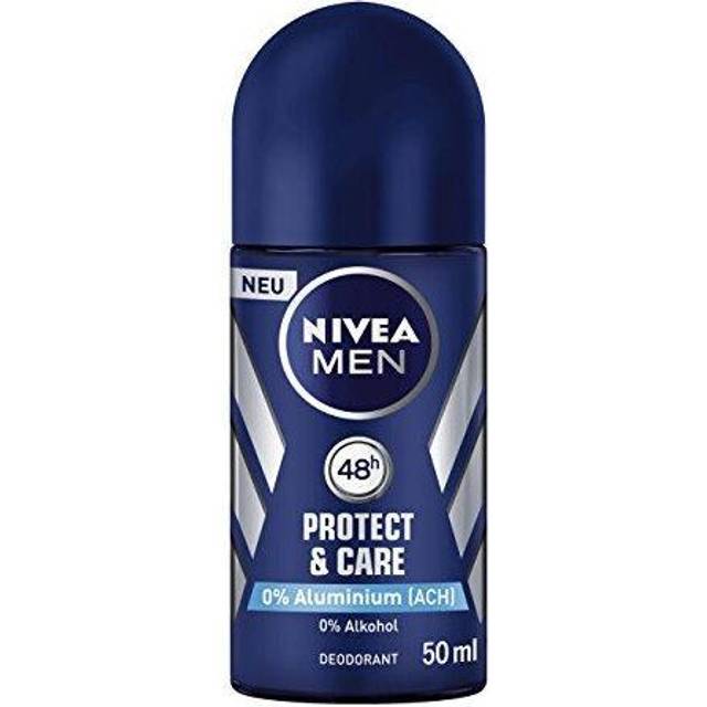 Nivea Men Protect & Care Roll-On Deodorant without Aluminium Pack of 6 x 50 ml