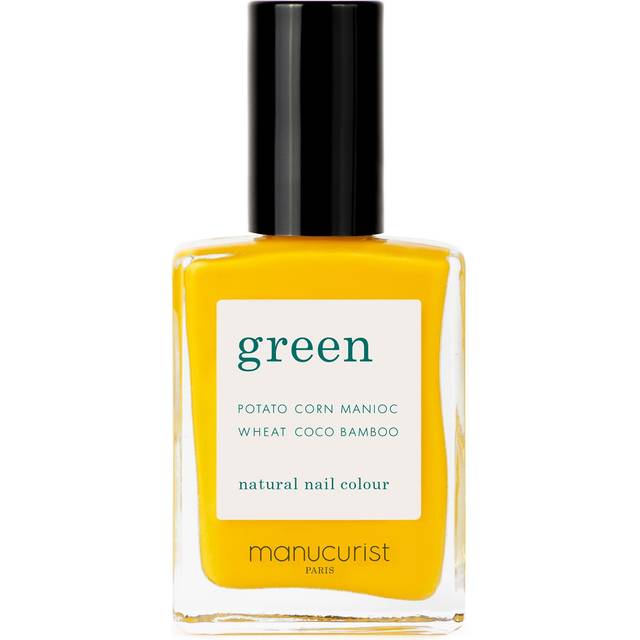Manucurist Green Nail Polish Gold Button