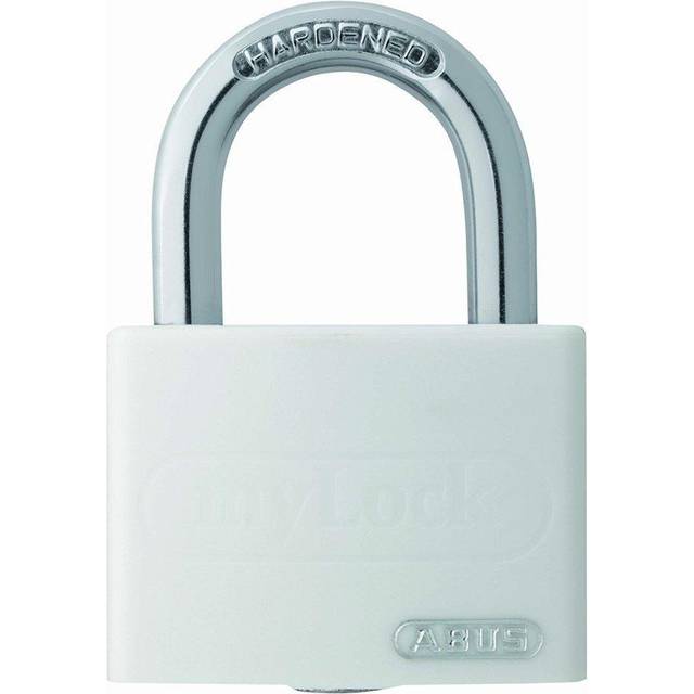 Abus T65AL Series Aluminium Padlock 40mm White Standard