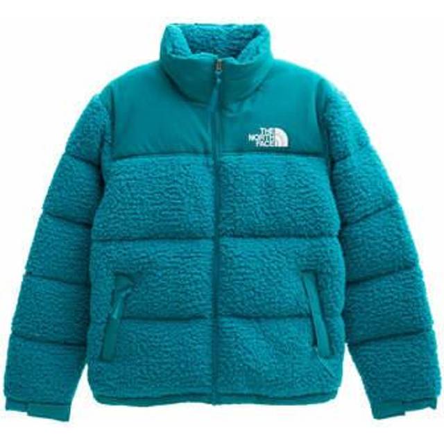 High Pile Nuptse Jacket - Harbor Blue - M