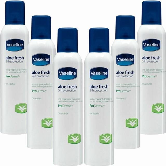 Vaseline Unisex ProDerma Antiperspirant Deodorant, Aloe Fresh, 150ml, 3Pack - NA Lace - One Size