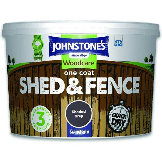 Johnstone's One Coat Shaded Grey Shed & Fence 9L