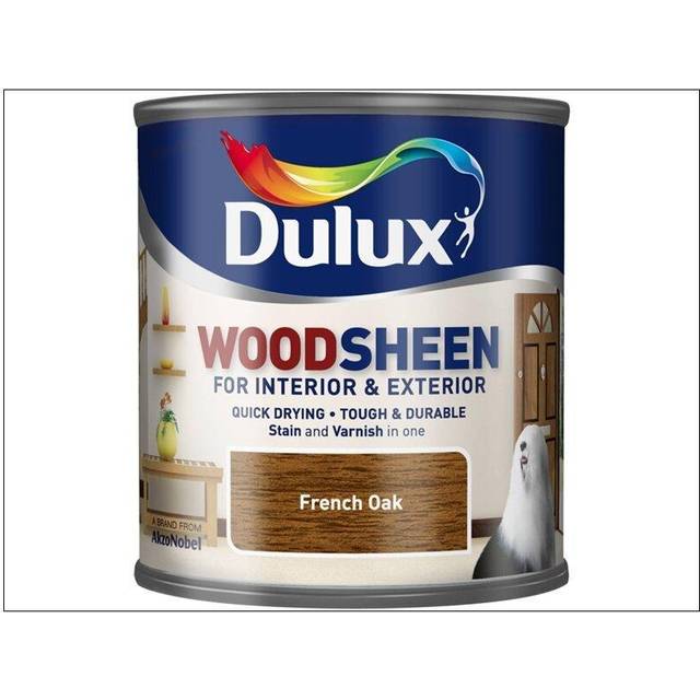 Dulux French Oak Woodsheen Varnish 250ml - Brown