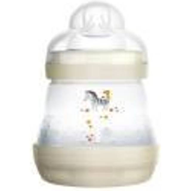 MAM - Easy Start A119 - Patenterad anti-kolikflaska med 1 ultramjuk SkinSoftTM silikonnippel, för spädbarn från 0 månader, 160 ml, neutral, självsteriliserbar på 3 minuter
