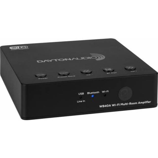 Dayton Audio WB40A kompakt stereoförstärkare med nätverk & Bluetoo