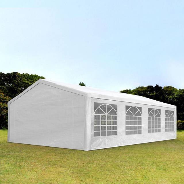 TOOLPORT 5x8m Marquee / Party tent, PE 350, white - (90108)