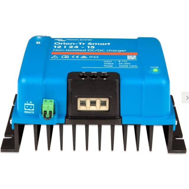 Victron Orion-Tr Smart DC-DC-laddare, 12V in 12V ut, oisolerad 30A