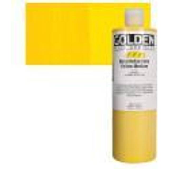 Golden Fluid Acrylic Paint 473ml Benzimidazolone Yellow Medium III