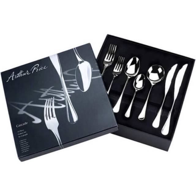Cascade 42 Piece 18/10 Stainless Steel Cutlery Set, Service for 6 - Silver (42)