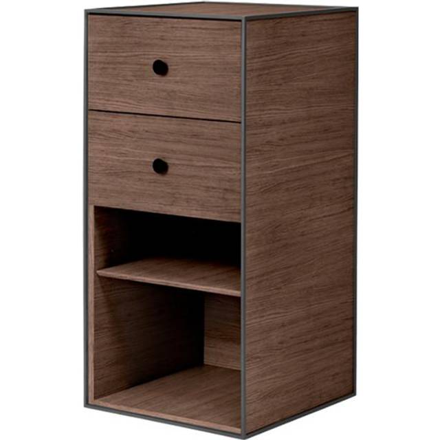 Audo Copenhagen Frame 70 Sidobord Med 2 Lådor Sand - Vägghyllor & Väggskåp Melamin Sand - 71073-001850