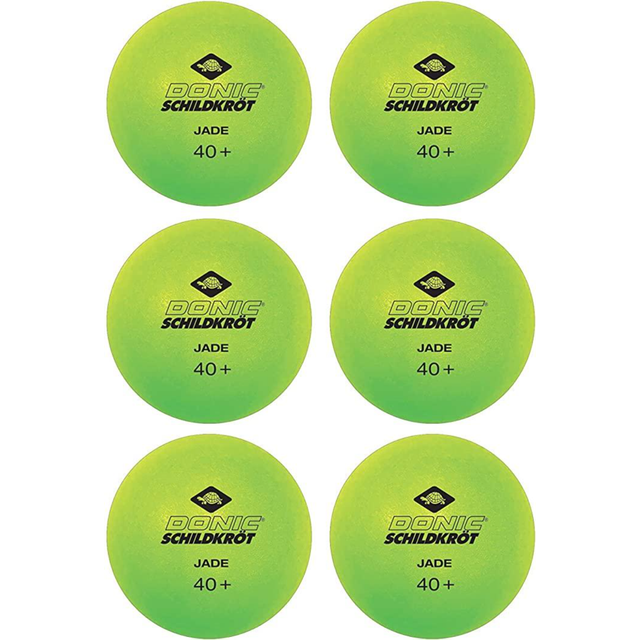 Pingisbollar Poly 40+, Glow 6 st. - Ø 4 cm