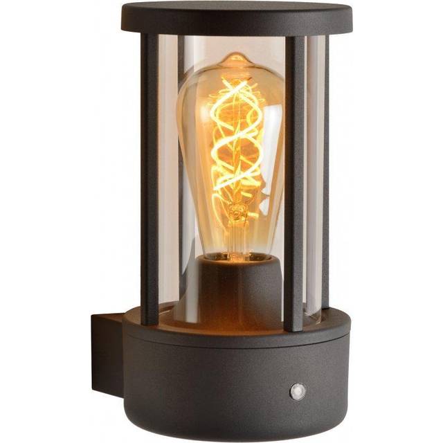 Lucide Lori Outdoor Wall Light with Dusk to Dawn Sensor - Dark Anthracite