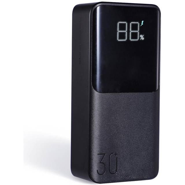 SiGN Extrem kraftfull LED Powerbank 30.000mAh, 22.5W - Svart