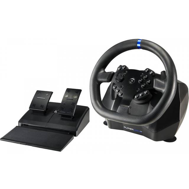 Superdrive – Racerratt/ratt/SV950 med pedaler och växelvippor Xbox serie X/S, PS4, Xbox One, PC (programmerbar för alla spel)