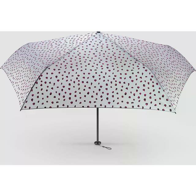 Fulton Aerolite Funky Leopard Umbrella White
