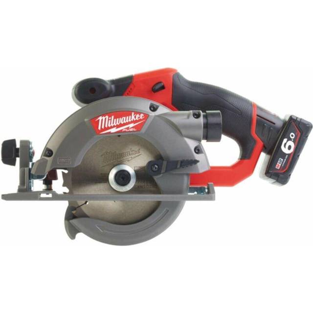 Milwaukee M12CCS44-602X M12 FUEL 12V 140mm Circular Saw Kit - 2x 6Ah Battery Charger and Case
