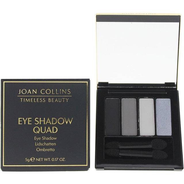 Joan Collins Timeless Beauty Quad Eyeshadow 5 g, Misty Blacks and Silver