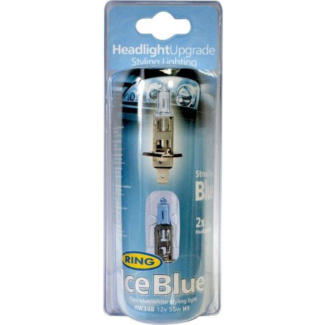 Ring Automotive Halogen Head Lamp - 12V 55W H1 P14.5s - Ice Blue - RW348