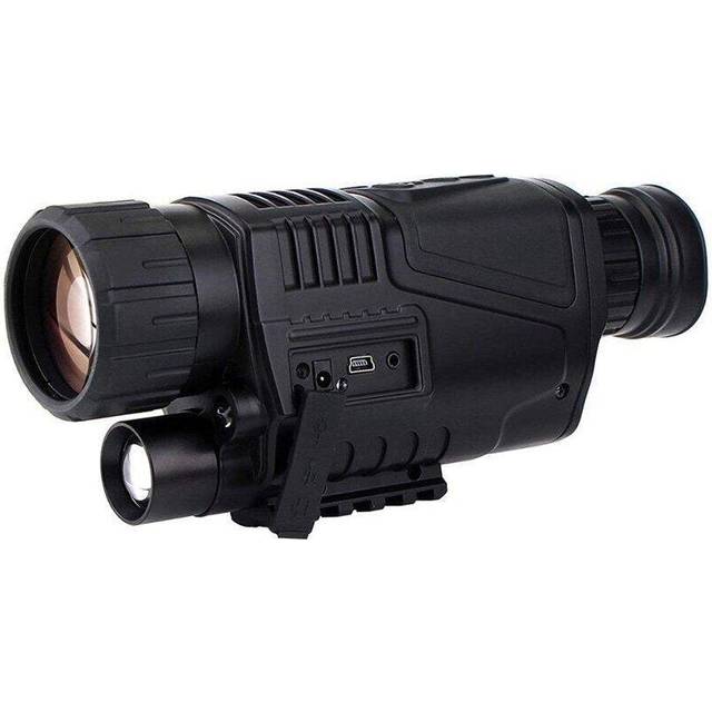 Outdoor 200m Range HD Infrared Digital Night Vision Hunting Monocular with 5X Optical Zoom Photo Video Recording Function Support AV Output