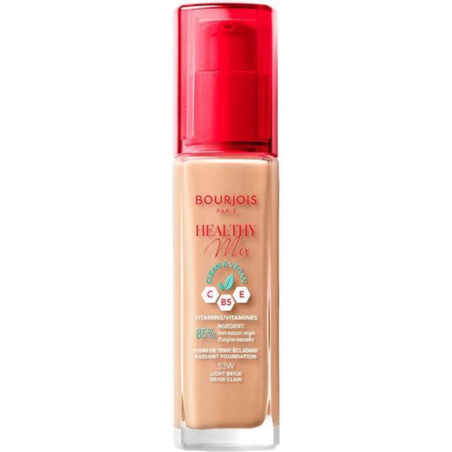 Bourjois - Healthy Mix Clean Foundation, Foundation, Shade 053, Light Beige 30ml