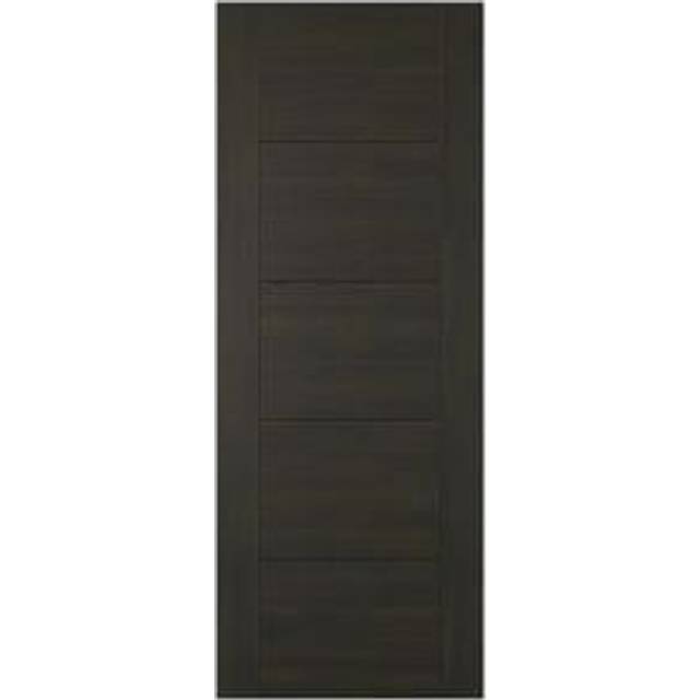 LPD Internal Vancouver 5 Panel Pre-Finished Smoked Oak Solid Core Door - 610 x 1981mm