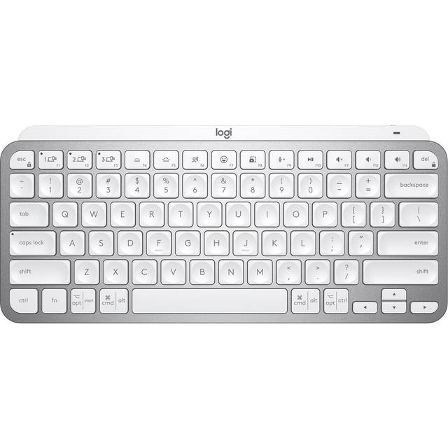 Logitech MX Keys Mini trådlöst tangentbord för Mac (ljusgrått)