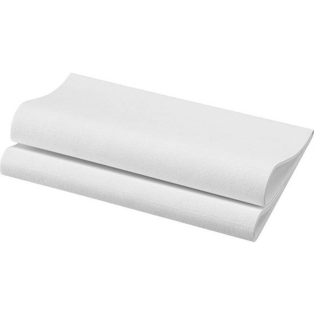 Duni poetry napkins white 40x40cm 1-ply 12 pieces
