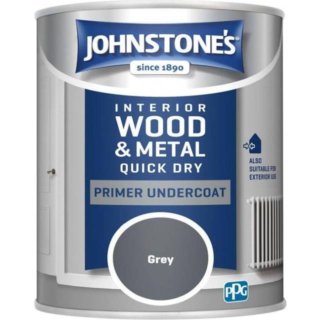 Quick Dry Primer Undercoat, 750ml Grey, By Johnstone's