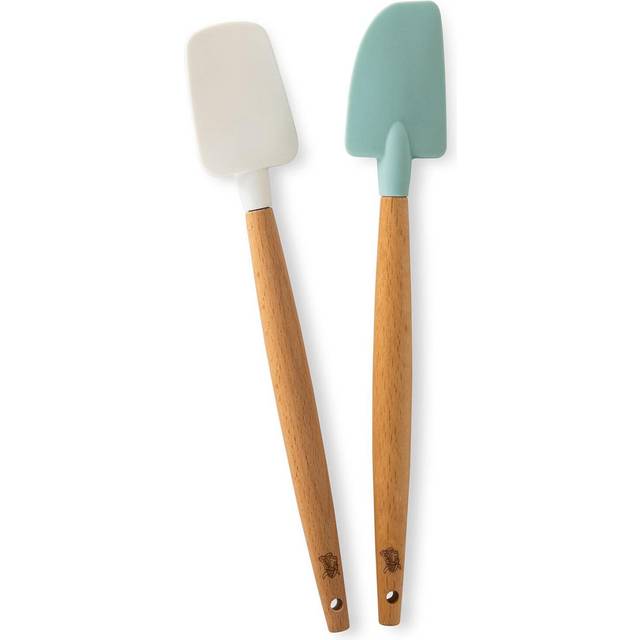 Nordic Ware Nordic Ware mini spatular beech wood 2-pack White.blue