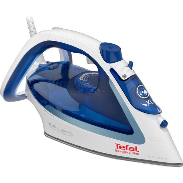 Tefal Tefal Easygliss Plus Steam Iron White/blue FV5736E0 Strykjärn