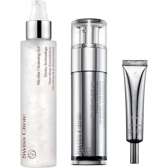 Swiss Clinic Cleansing Gel + Day Cream + Eye Cream