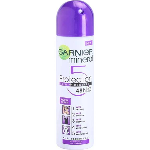 GARNIER - Antiperspirant Spray Protection5 48h Non-stop Floral Fresh 150ml