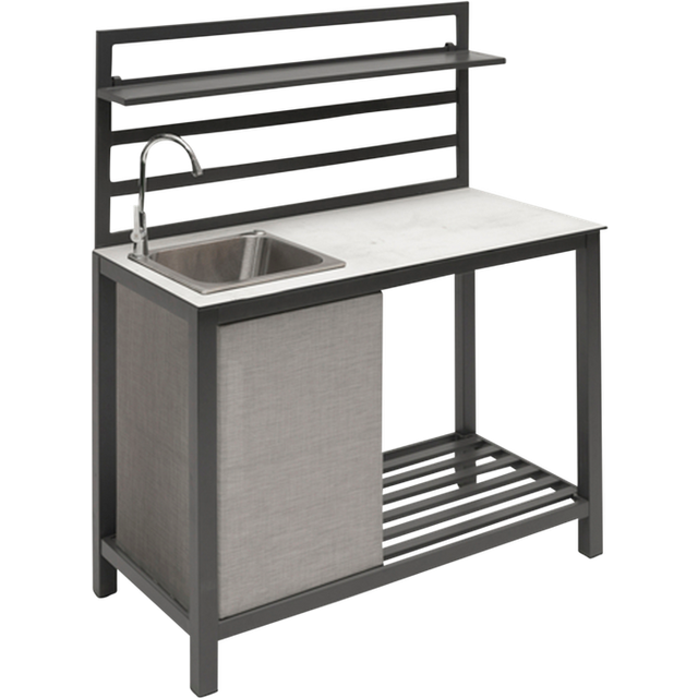 Hillerstorp Åminne Outdoor Kitchen Set Grey