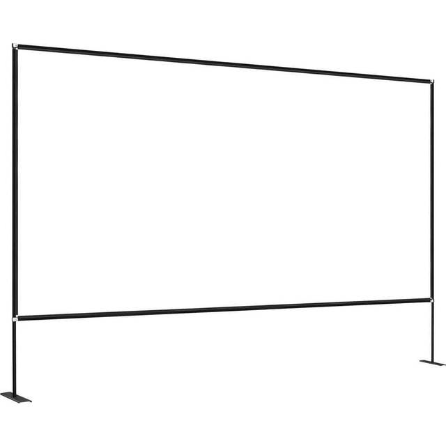 "VEVOR Outdoor Movie Screen, 180"" Portable Movie Screen, 16:9 HD Wide Angle Outdoor Projector Screen, Easy Assembly Portable Projector Screen"