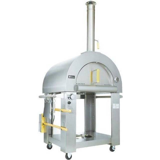 Pizzaugn ved/gas - Stål