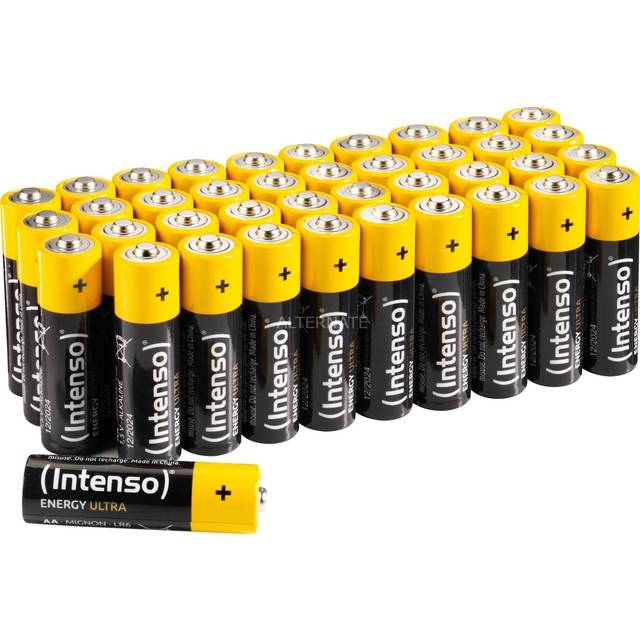 Intenso 7501520 Alkaliska Batterier, 40 Stycken