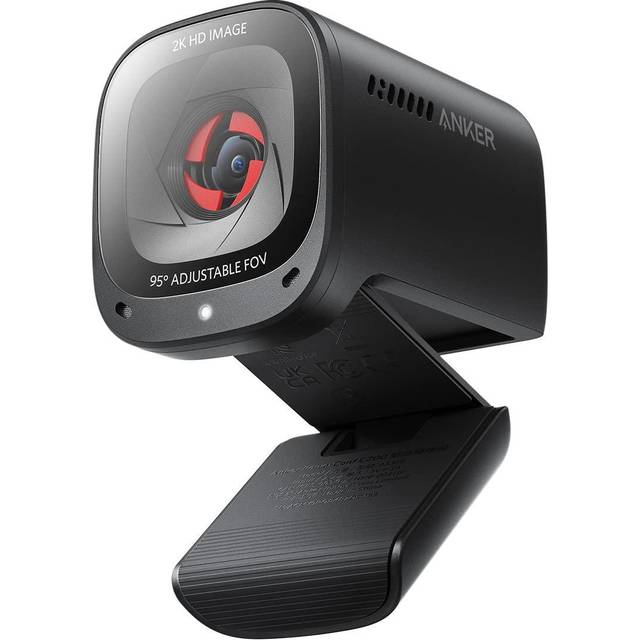 Anker PowerConf C200 2K Mac Webcam, Webcam for Laptop, Computer Camera, with AI-Noise Canceling Microphones, Stereo Mics, Adjustable Field of ..