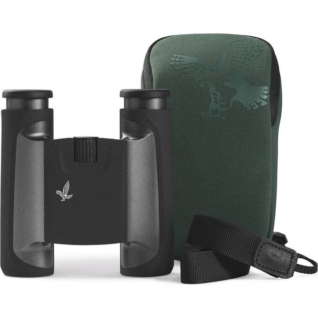 Swarovski 10x25 CL Pocket Binoculars (Anthracite, Wild Nature Field Bag) in Black