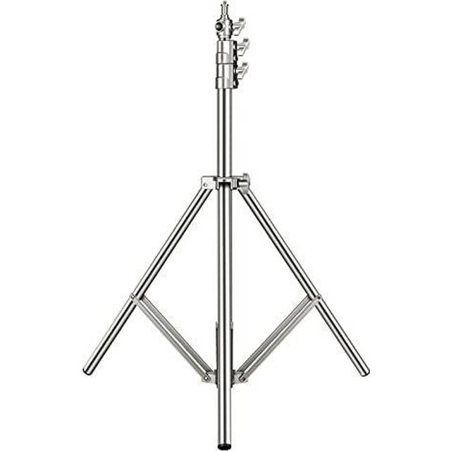 792m Stainless Steel Light Stand Spring Cushioned Heavy Duty Photography Tripod Stand with 14 to 38 Universal Screw Adapter for Strobe LED Video Light