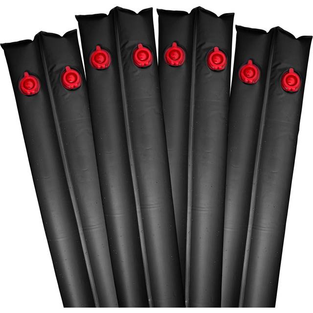 Pool Mate 1-3805--BLK-04 Pool Cover Water Bags  4-Pack  4 ft. Black Double Chamber  16 Gauge