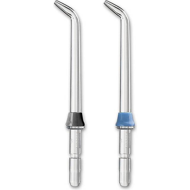 Waterpik Classic High Pressure Jet fäste, reservspetsar för användning med WP-450 Cordless Plus mundusch, silver, 2-pack (JT-450E)