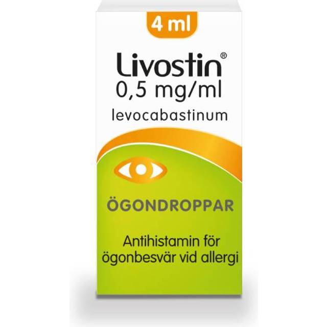 Livostin, ögondroppar, suspension 0,5 mg/ml McNeil Sweden AB, 4 ml