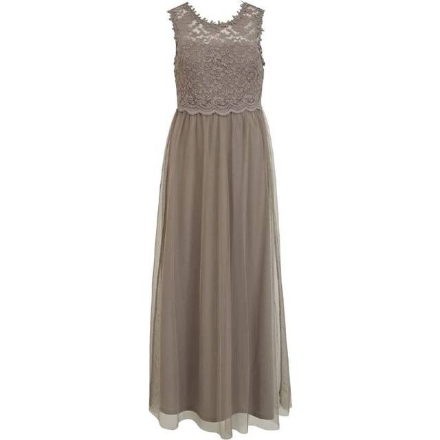 Vila Vilynnea Maxi Dress-Noos dam, Blå (total förmörkelse total förmörkelse), 34