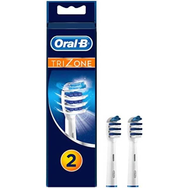 Oral B Trizone Triple Action Deep Cleaning Replacement Brush Heads 2 stk.