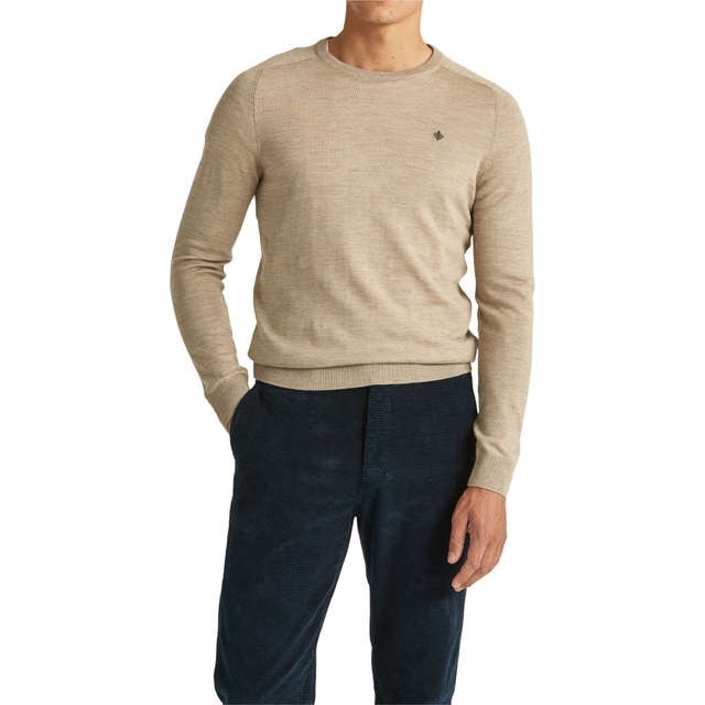Morris Merino O-neck Brown
