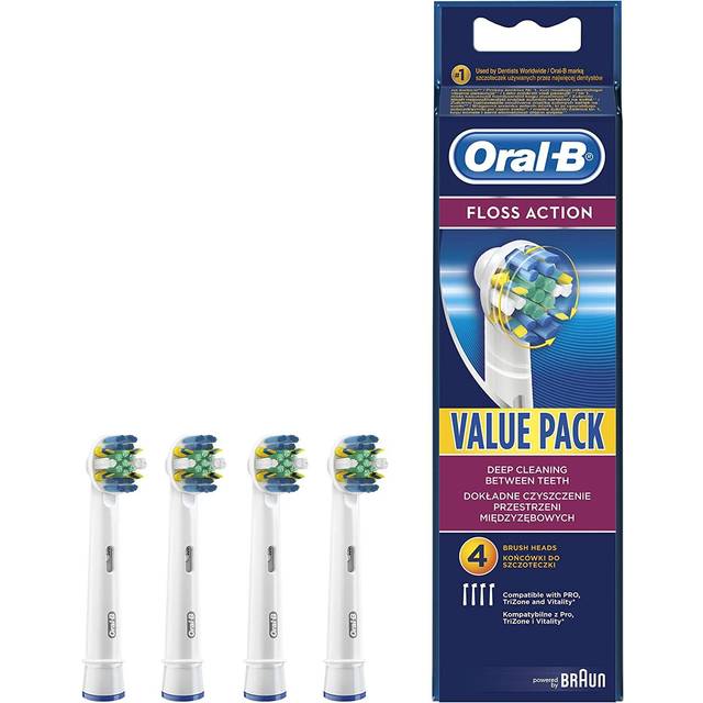 Oral-B Floss Action Borsthuvuden 4-pack - Multi