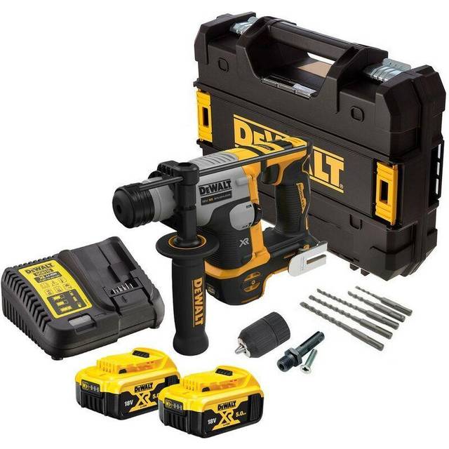 Dewalt DCH172P2 18v Ultra Compact SDS Brushless Hammer Drill +Tstak +Chuck +Bits