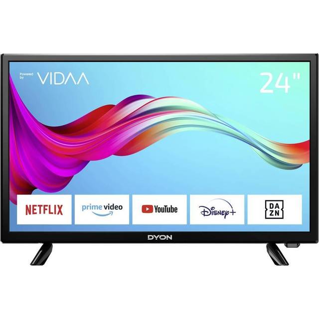 Dyon SMART 24 VX LED-TV 60 cm 24 tum EEK F (A - G) DVB-T2, DVB-C, DVB-S2, HD ready, Smart TV, WLAN, CI+ Svart