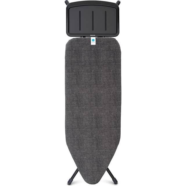 Brabantia C Ironing Board With Steam Holder 124x45cm - Denim Black, Black