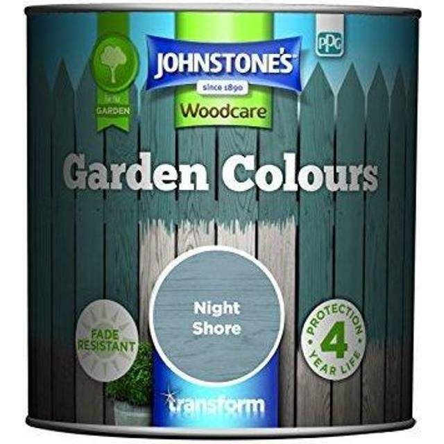 Johnstones Woodcare Garden Colours 1L - Night Shore - Grey